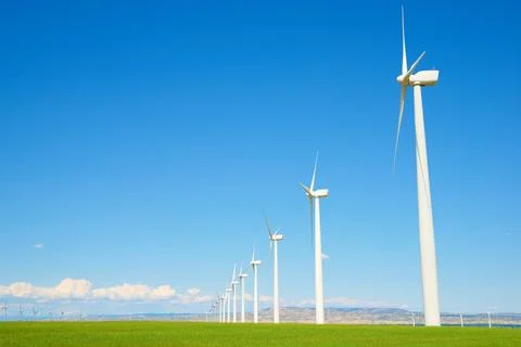 Renewable energy concept view Stock Photos