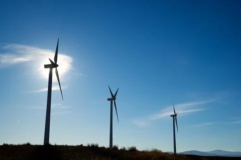 Renewable energy concept view Stock Photos
