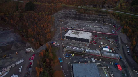 Renewable energy data centre for AI artificial intelligence Stock Footage 346714370