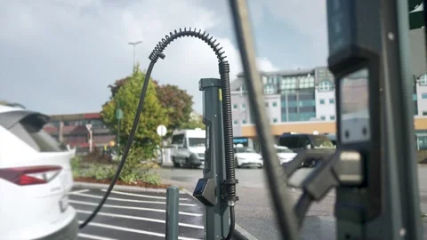 Renewable energy for EV charging Stock Footage 285133509