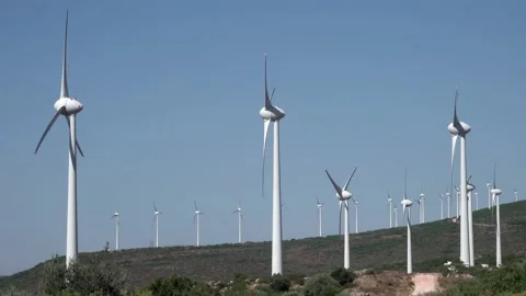 Renewable Energy is the Future - Wind Turbines 스톡 동영상 167100257