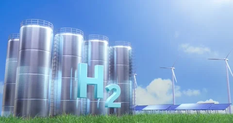 Renewable energy hydrogen 스톡 동영상 257899978