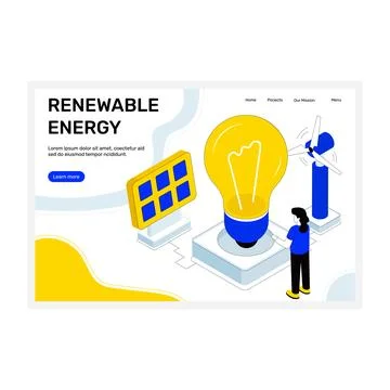 Renewable Energy Stock Illustration