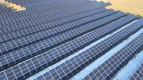 Renewable energy solar panels Stock Footage 237164875