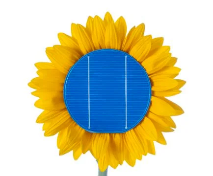 Renewable energy with solar system Stock Photos