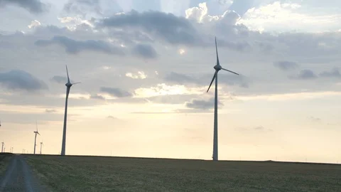 Renewable Energy Wind Farm Wind Turbines 動画素材 106867076