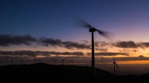 Renewable Energy Wind Stock Photos