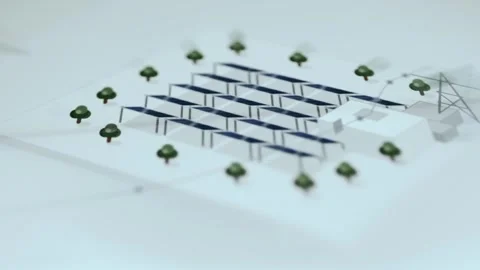 Renewable Network Node Map Stock-Footage 339564334