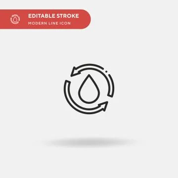 Renewable Simple vector icon. Illustration symbol design template for web mob イラスト素材