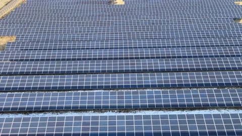 Renewable solar panels Stock Footage 237162555