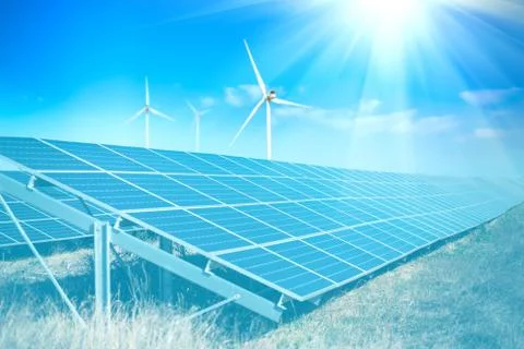 Renewable sources Foto stock
