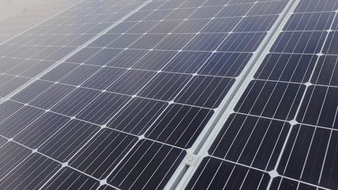 Renewable Sun Energy. Solar panel close-up Видео 119656591