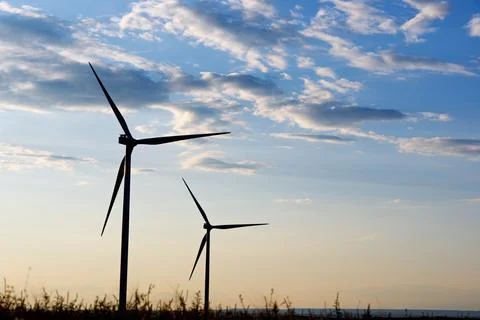 Renewable wind energy concept Фото