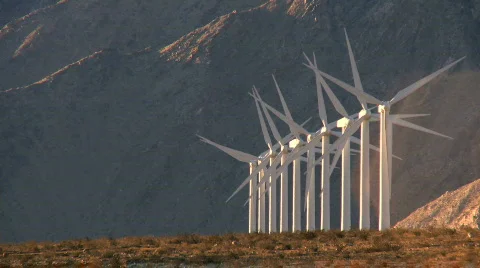 Renewable wind energy Stock Footage 626652