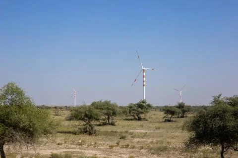 Renewable wind energy Foto stock
