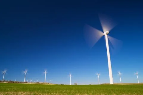 Renewable wind energy Stock Photos