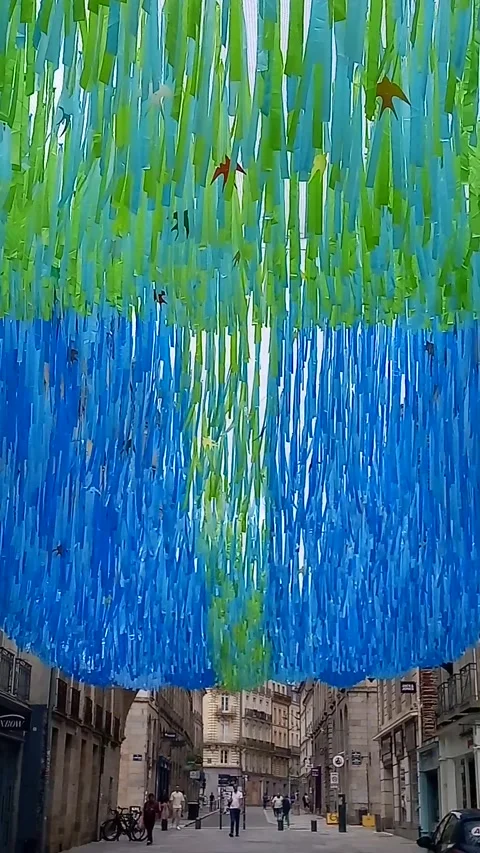 Rennes, watching up Video stock 279994474