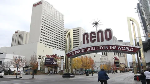 Reno Sign Stock Footage 33048097