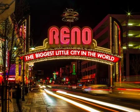 Reno sign Stock Photos