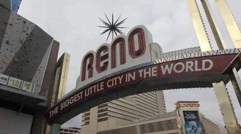 Reno Sign Time Lapse Stock Footage 33047285