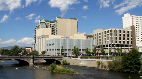 Reno Truckee River Stock Footage 33746091