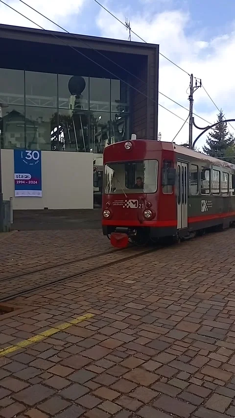 The Renon train Video stock 287736287