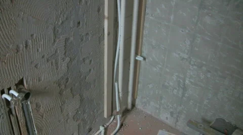 Renovating the bathroom 2 Video stock 316464