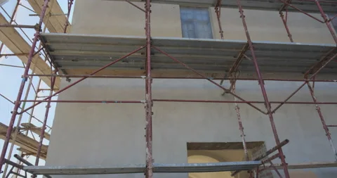 Renovation of building Stock Footage 144413087