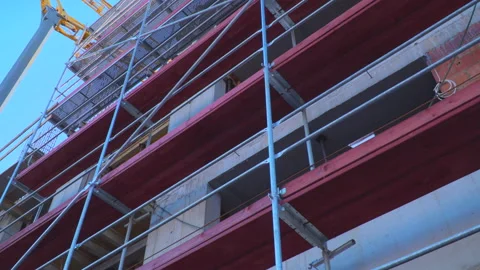 Renovation of building Video stock 145774087