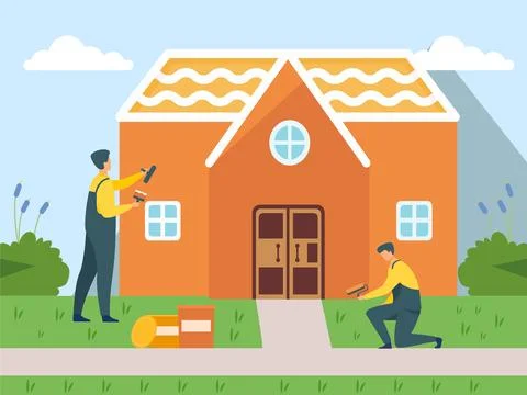Renovation  Concept Illustration Illustrazione stock