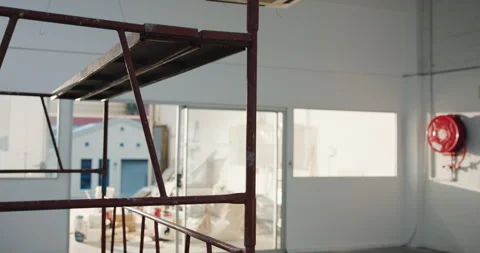 Renovation, construction site and empty building with interior, property Stock Footage 341475288