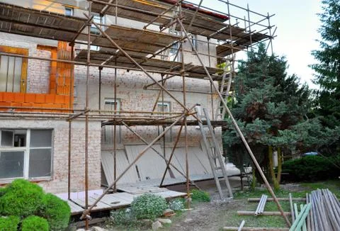 Renovation of house Stock Photos