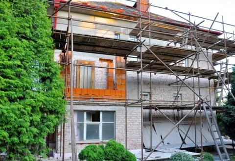 Renovation of house Stock Photos
