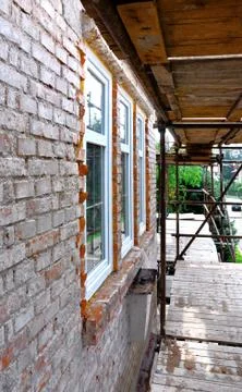 Renovation of house Stock Photos