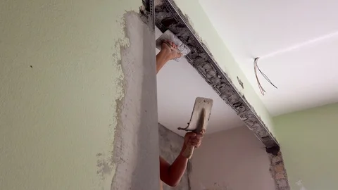 Renovation work Stock Footage 119647097