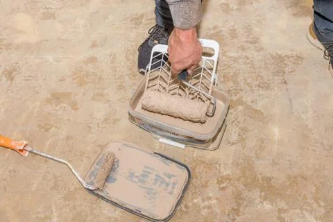 Renovation work Fotos Stock