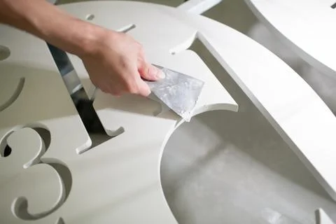 Renovation workers Stock Photos