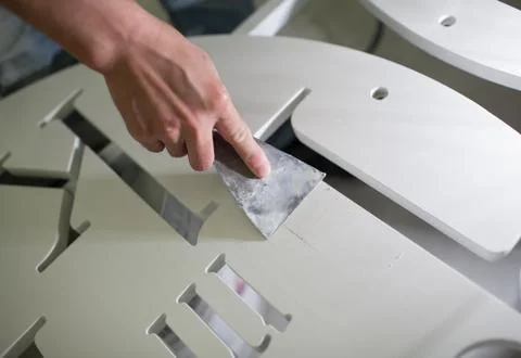 Renovation workers Stock Photos