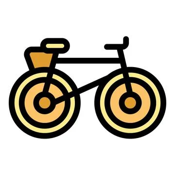 Rent bike icon vector flat Stock Illustration