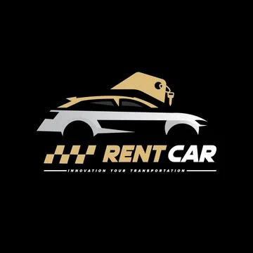 Rent Car Logo Stock Illustration