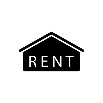 Rent icon vector Ilustración de archivo