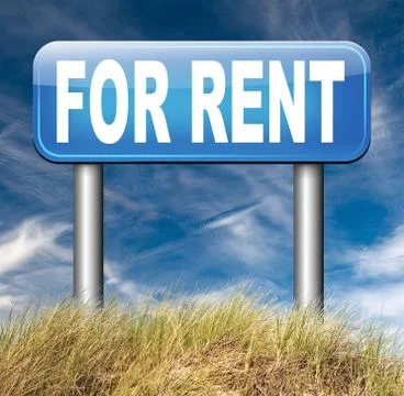 For rent Stock Illustration