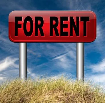 For rent Stock Illustration