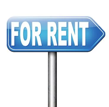 For rent Stock Illustration