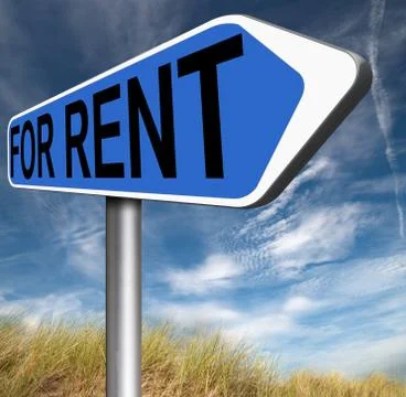 For rent Stock Illustration
