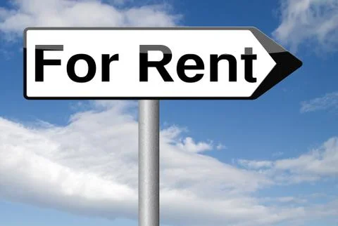 For rent Stock Illustration