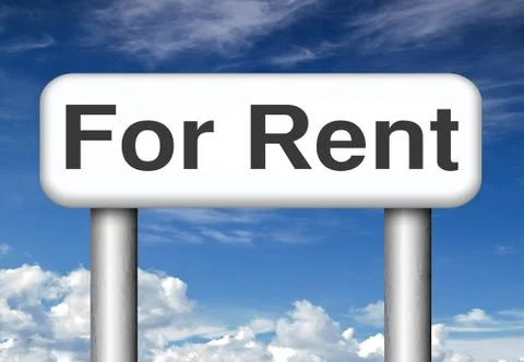 For rent Stock Illustration