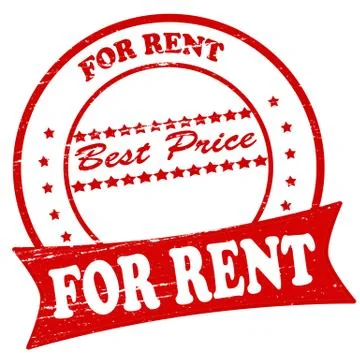 For rent Stock Illustration