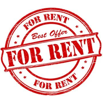 For rent Stock Illustration