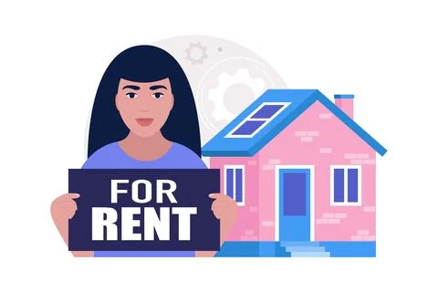 Rent Stock Illustration
